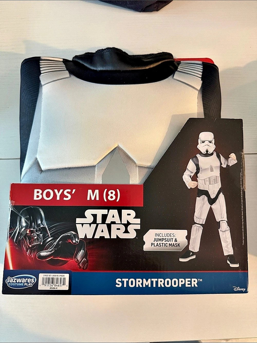 Star Wars Stormtrooper Boys Medium (8) Costume NWT